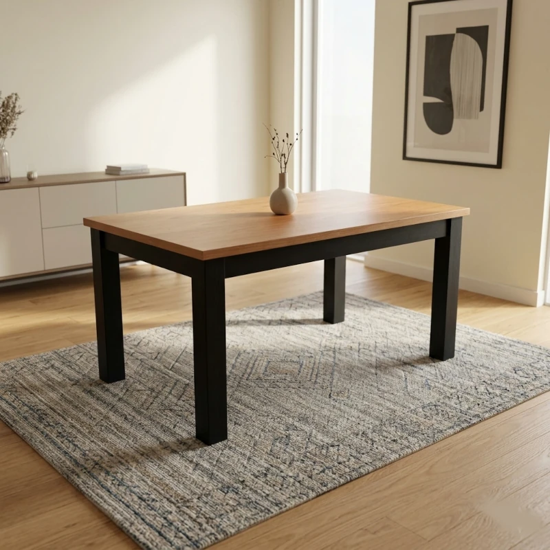 Mesa americana 120cm Negro